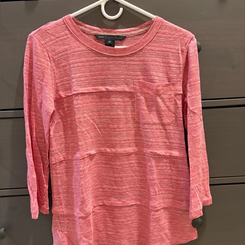 Marc by Marc Jacobs Women's Pink 3/4 Sleeve Top size XS
